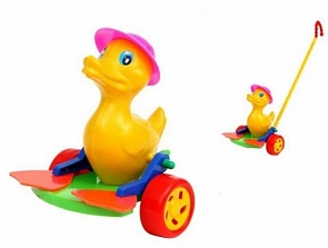 Игрушка каталка -  Супер утка-лопаток (Wieslaw Suchanek, S-002)